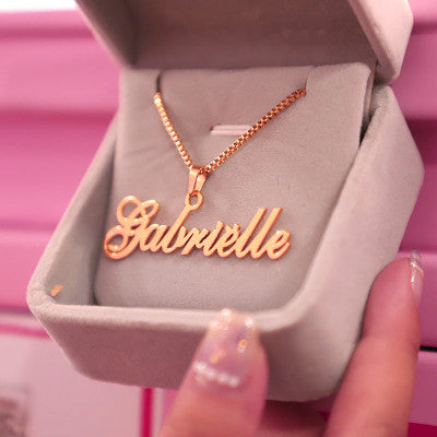Personalized Custom Name Plated Necklace