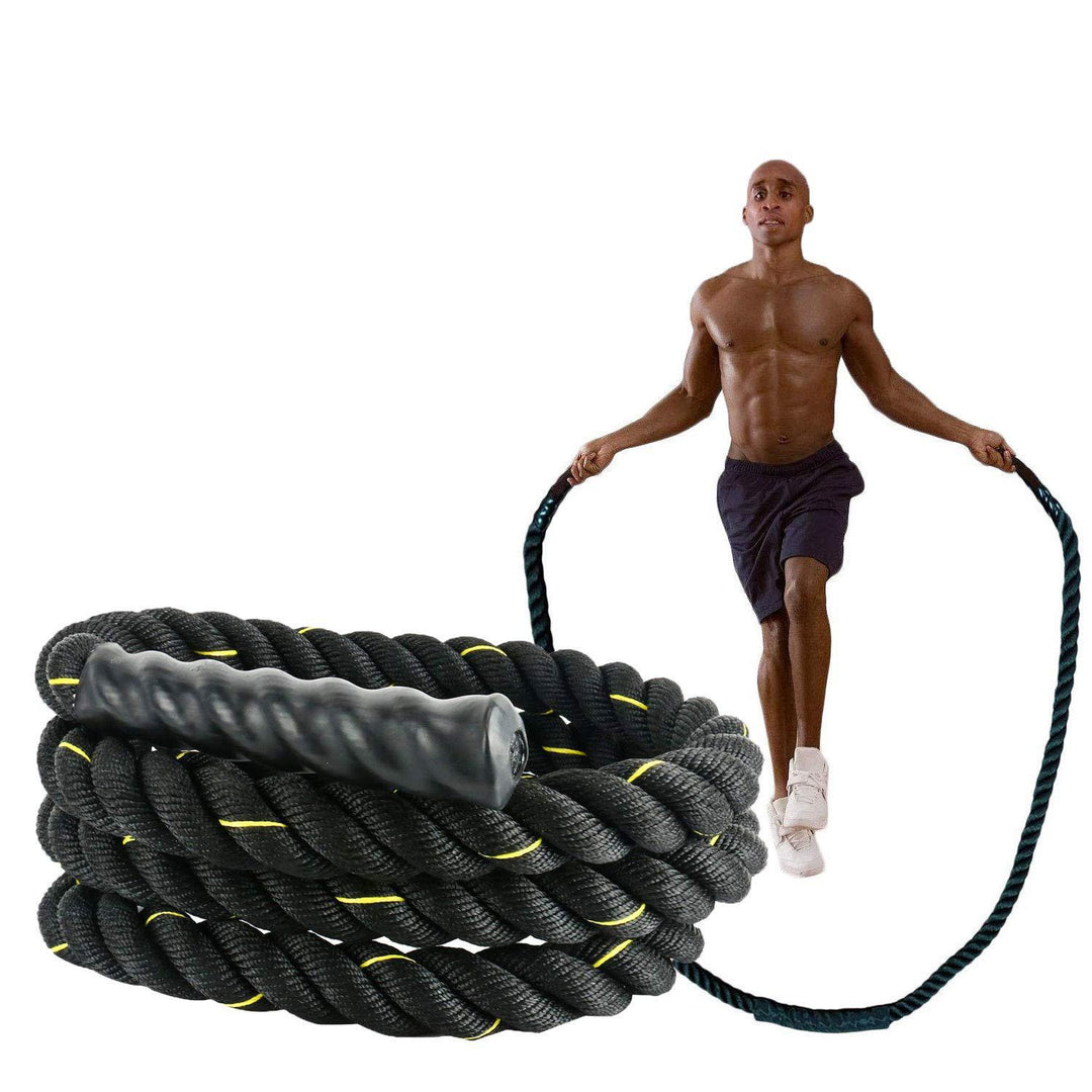 Fitness Jumping Rope Heavy-Duty Bold Fitness Rope Weight-Bearing Triple-Strand Jumping Rope