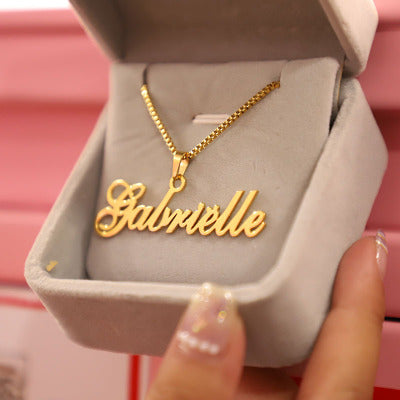 Personalized Custom Name Plated Necklace