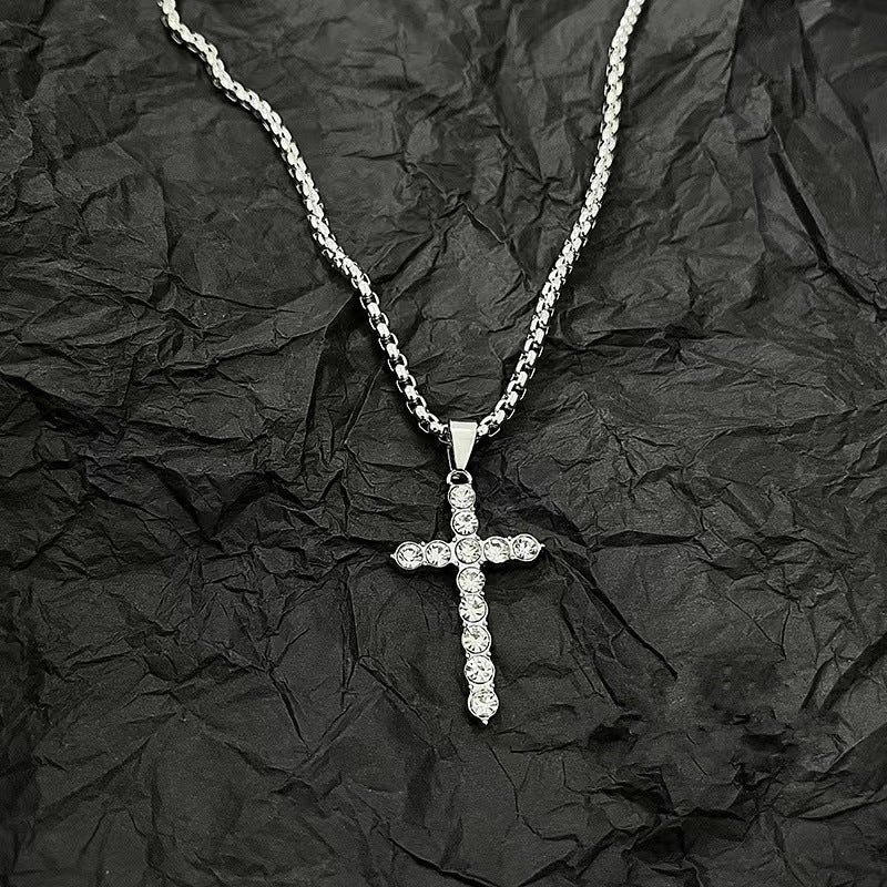 Diamond Cross Necklace For Men