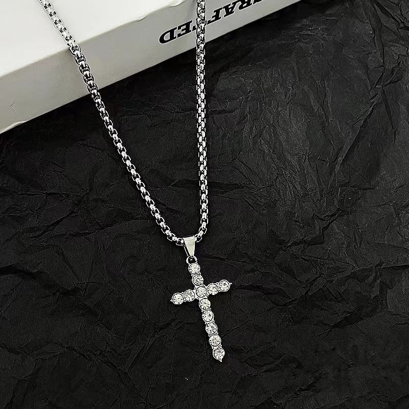 Diamond Cross Necklace For Men