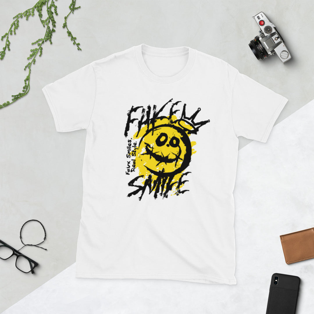 Fake Smile Short-Sleeve Unisex T-Shirt