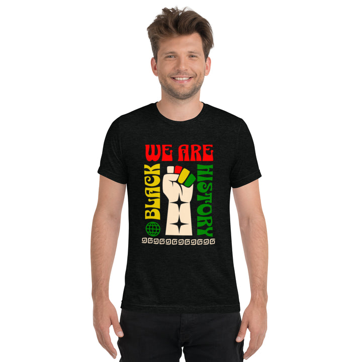 We Are Black History, Black History Month Front And Back Image Short Sleeve T-Shirt