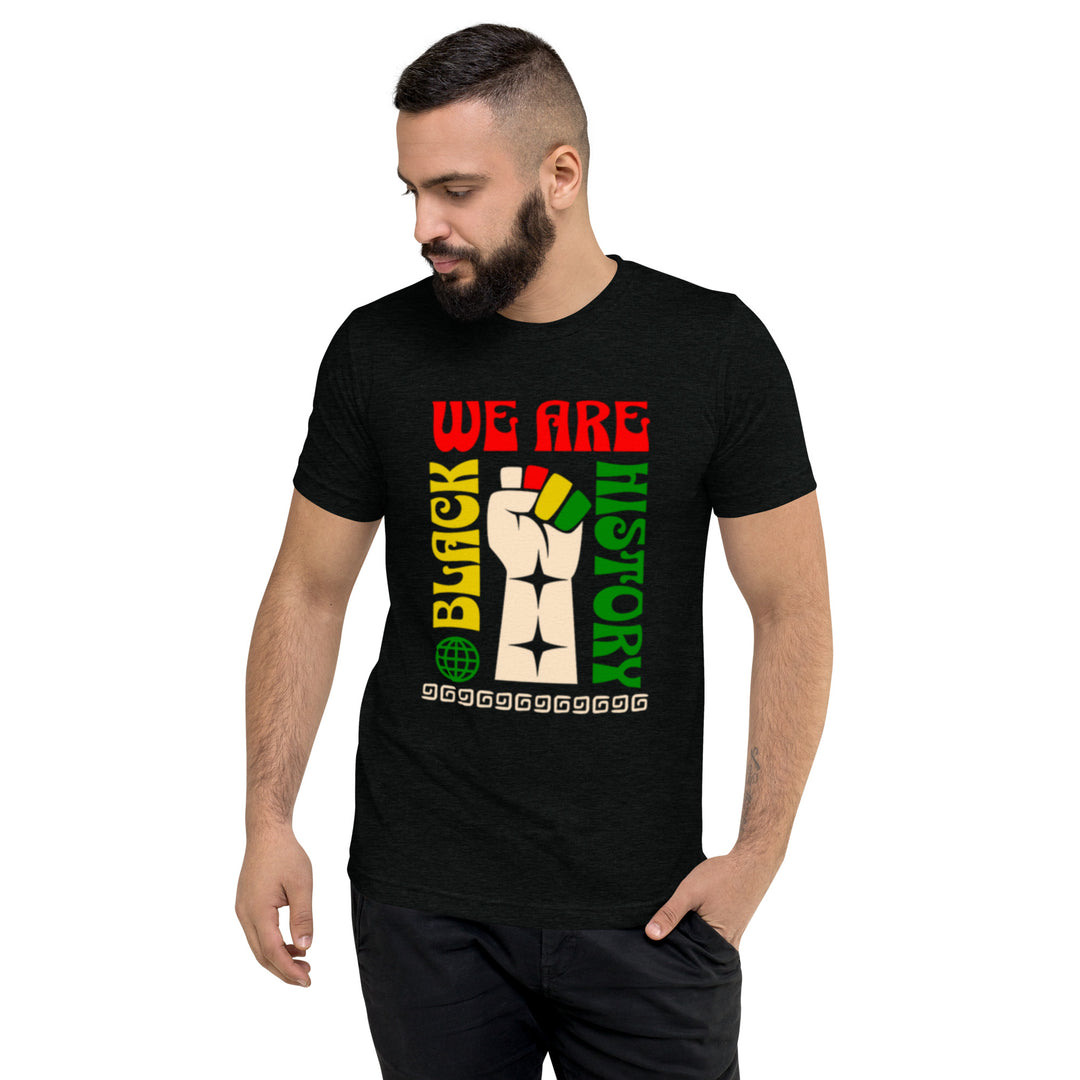 We Are Black History, Black History Month Front And Back Image Short Sleeve T-Shirt