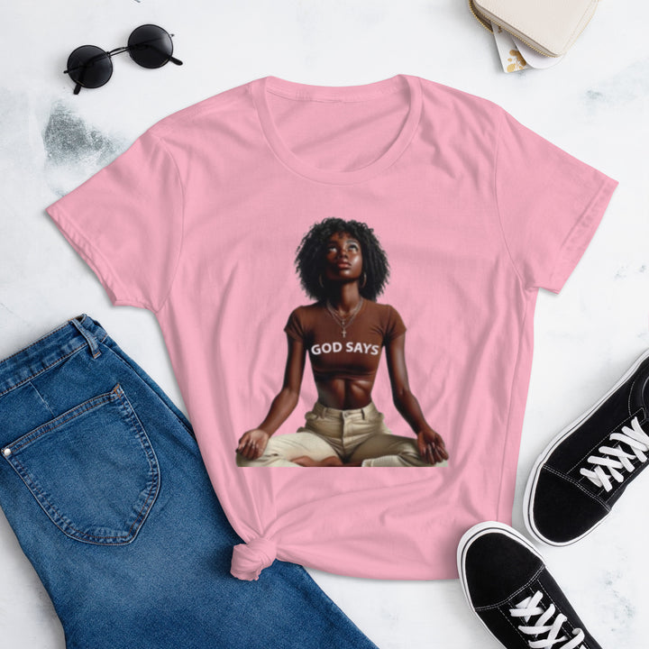 God Says Women's Short Sleeve T-Shirt