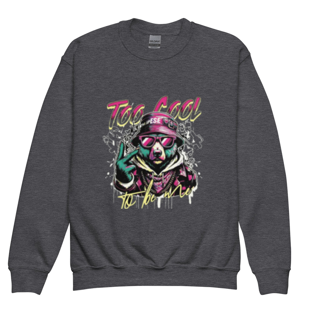 Too Cool To Be Me Youth Crewneck Unisex Sweatshirt