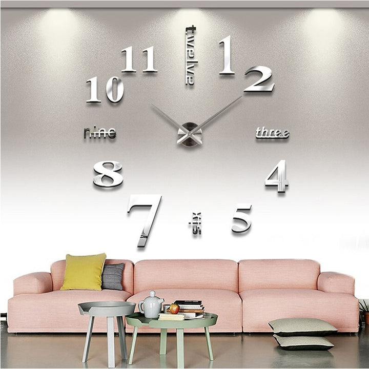 3D Fashion Wall Clock
